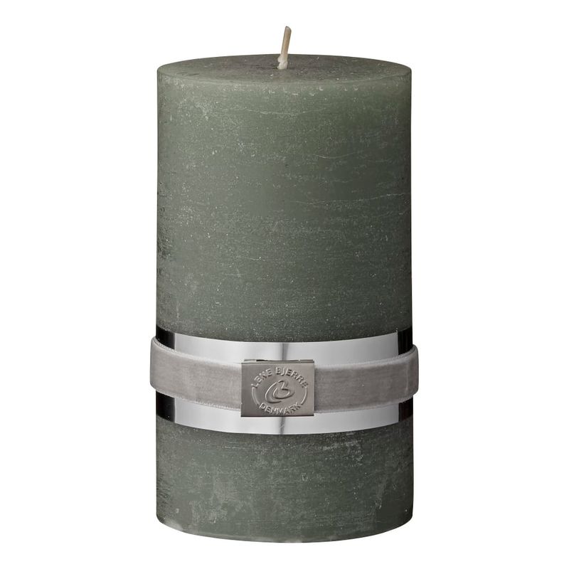 Blockljus Rustic Vintergrön Paraffin Lene Bjerre