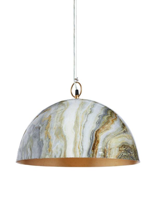 PR Home Marnie Taklampa Marmor 45 cm Grå