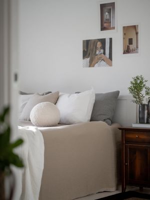 Elsie Prydnadskudde Off White 25cm | Svanefors
