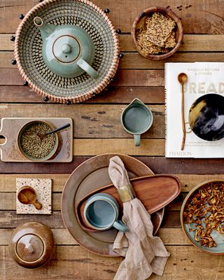 Mugg Grön Stengods Pixie | Bloomingville