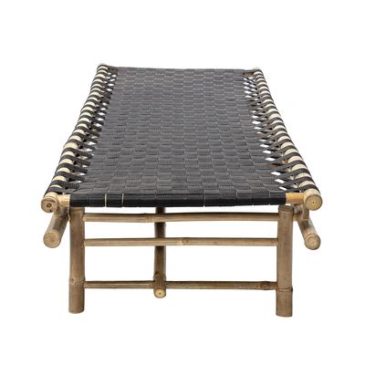 Vida Dagbädd Svart Bambu L190 cm Bloomingville