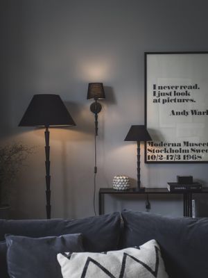 PR Home Empire Lampskärm Franza Svart 50cm