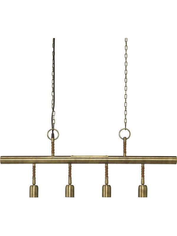 PR Home Nora taklampa 4-l Antikmässing 82,5cm