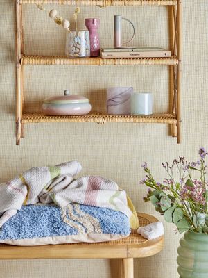 Värmeljushållare Lila Glas Moore | Bloomingville