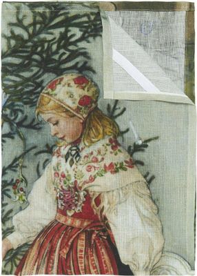 Svanefors Konfekt Kökshandduk Grön 50x70 cm