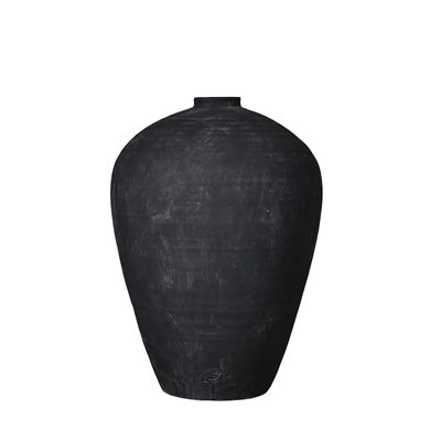 Catia Vas Svart Keramik H57 cm Lene Bjerre