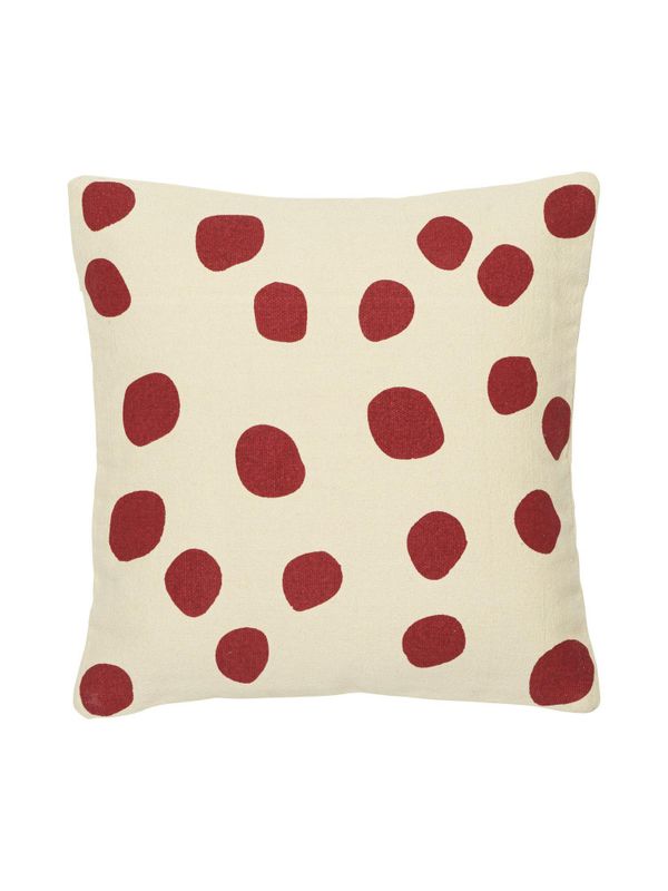 Dorte Kuddfodral Röd 50x50cm | Svanefors
