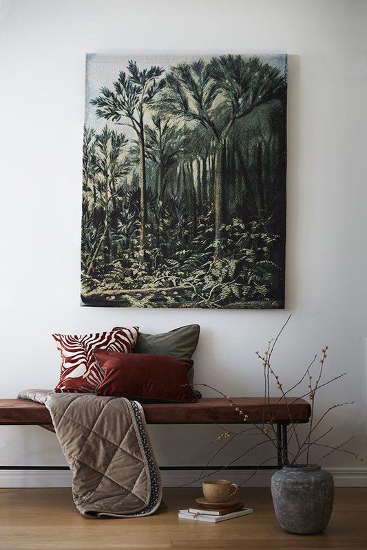 Botanic Bonad Grön 100x127cm | Svanefors