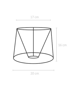 PR Home Sofia Lampskärm Dahlia Grön 20cm