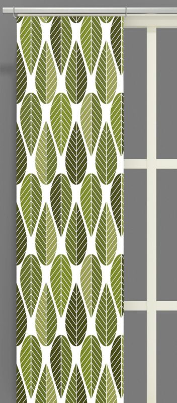 Blader grön panellängd 2 pack Arvidssons Textil