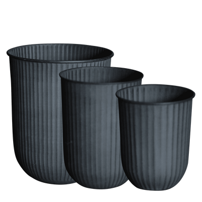 DBKD Out Stripe Pot 3-set Svart
