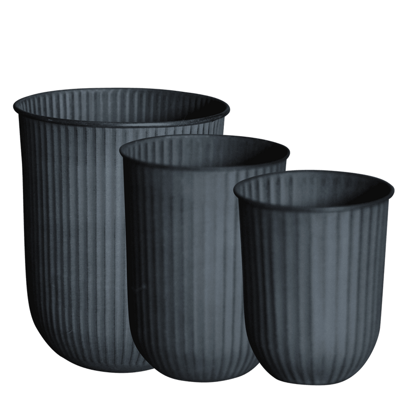 DBKD Out Stripe Pot 3-set Svart