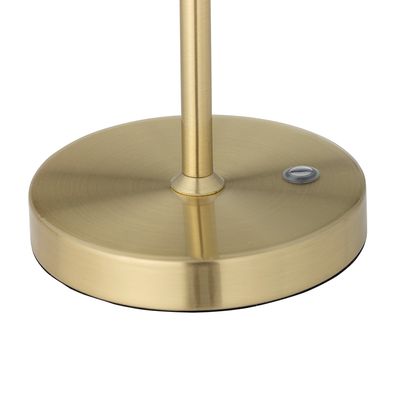 Portabel lampa, uppladdningsbar Mässing Metall Lianna | Bloomingville