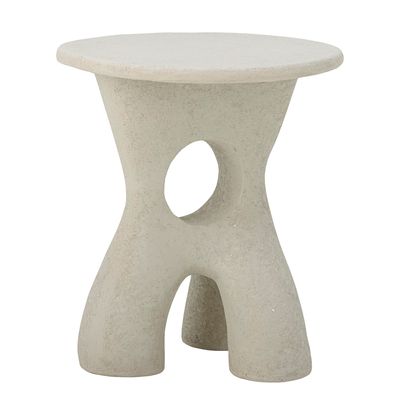 Sidobord Vit Polyresin Amiee | Bloomingville