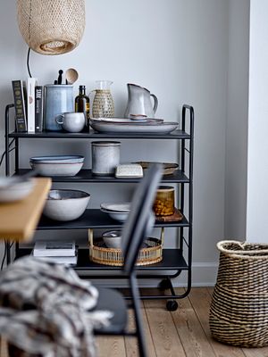 Serveringsfat Blå Stengods Sandrine | Bloomingville