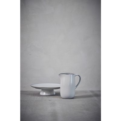 Lene Bjerre Amera Tårtfat Vit Stengods Ø32.5 cm
