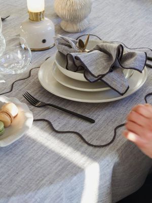 Svanefors Sabina Tablett 4-pack Asfalt 35x45 cm