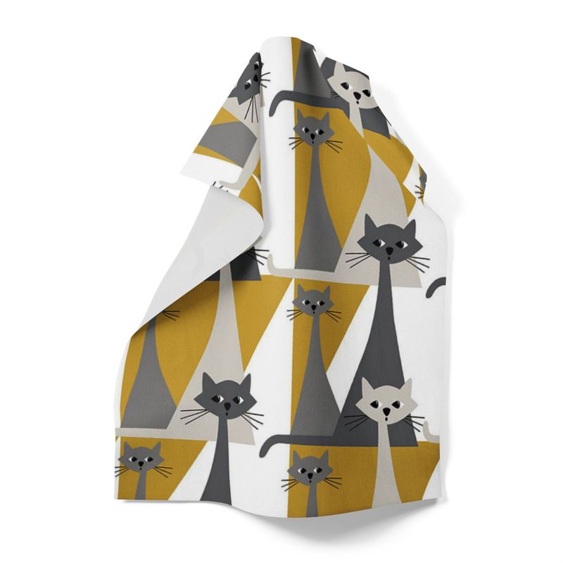 Kitty gul handduk Arvidssons Textil