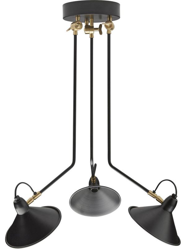 PR Home Melbourne 3 Arm Taklampa 80 cm Svart