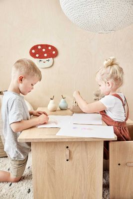 Vägghängare Röd Ull. Bomull OYOY MINI