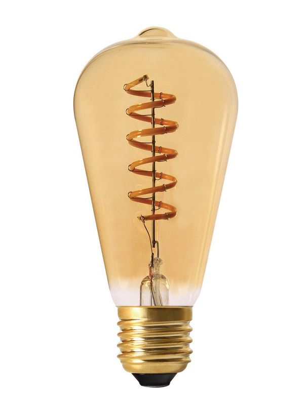 PR Home Elect Spiral LED Fil Edison Gold 64mm
