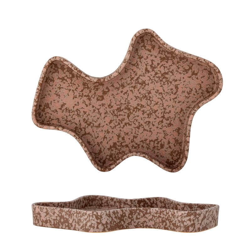 Bricka Brun Stengods Lakey | Bloomingville