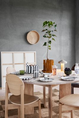 Servis Vit / Svart Stengods OYOY LIVING