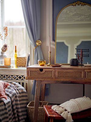 Ljusstake Gul Glas Dara | Bloomingville