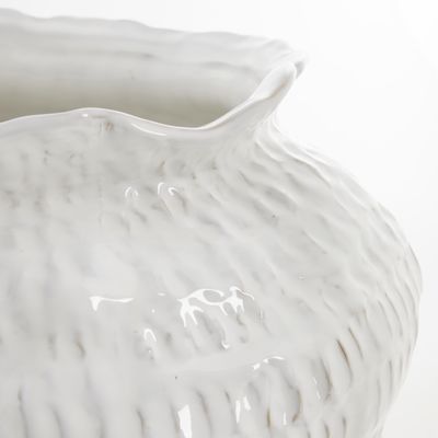 Marlia Vas Vit Keramik H31 cm Lene Bjerre