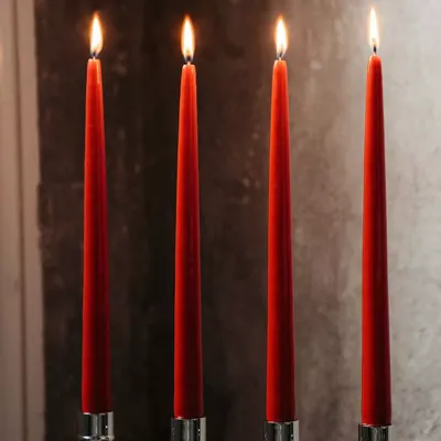 Hilke Collection Herrgårdsljus - Röda Glans