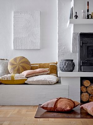 Vas Vit Stengods Embla | Bloomingville