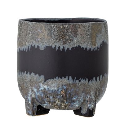 Kruka Svart Stengods Nasru | Bloomingville