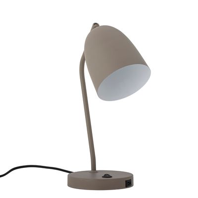 Bordslampa Grå Metall Lemar | Bloomingville