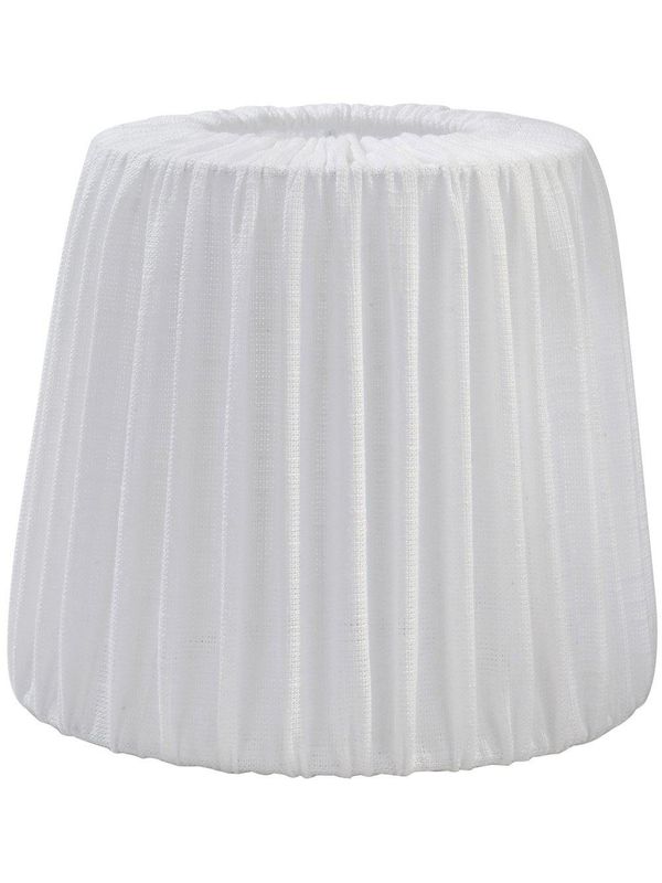 PR Home Mia Lampskärm Classico Vit Veckad 17cm