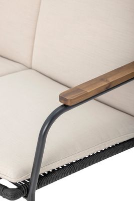 Soffa Svart Metall Hampton | Bloomingville