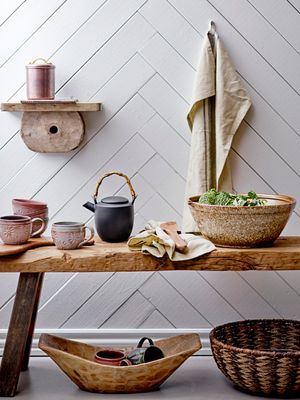 Burk med lock Koppar Rostfritt stål | Bloomingville Creative