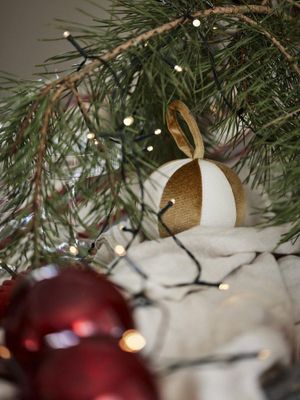 Svanefors Kula Dekoration 2-pack Guld 10 cm