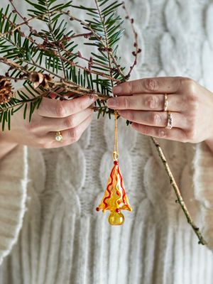 Prydnad Gul Glas Cherlyn | Bloomingville