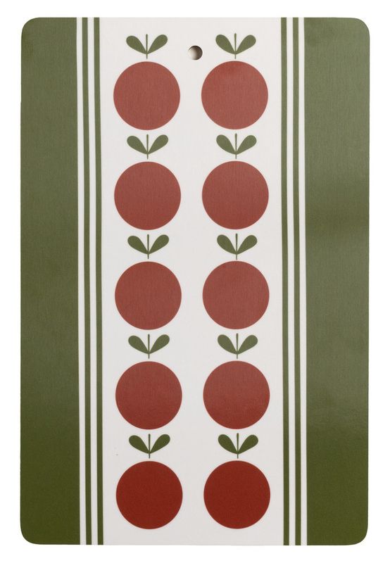 Frukt Och Kaka, Uppläggningsbräda, Rödgrön, 30X20C