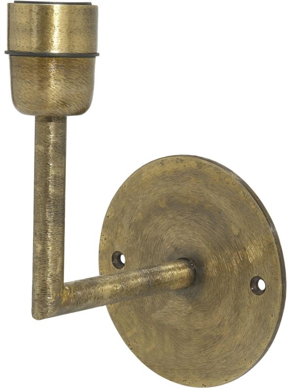 Base Vägglampa Rustik Guld 13cm | PR Home