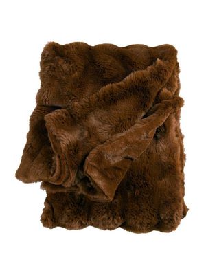 Svanefors Lana Pläd Mörkbrun 120x150 cm