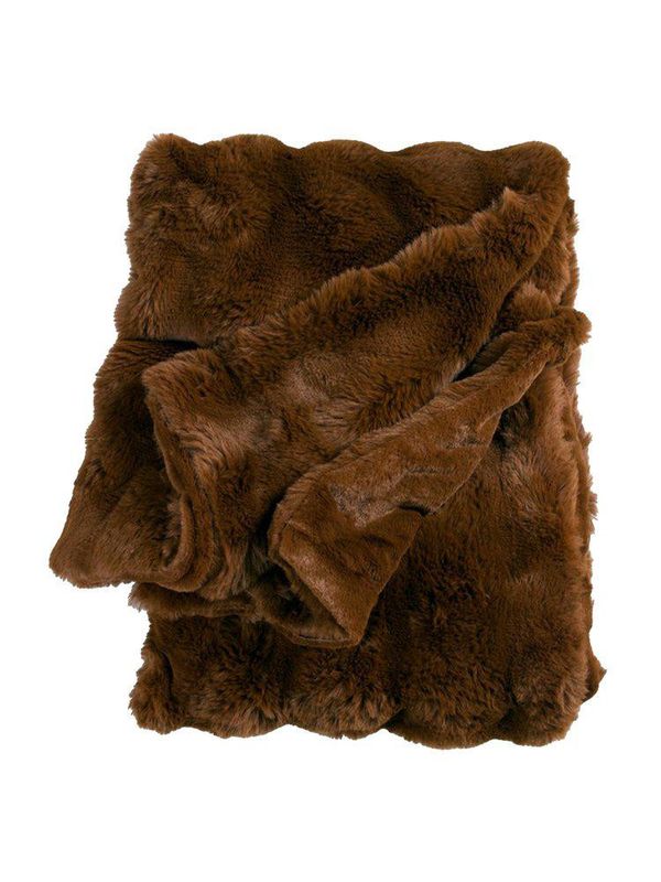 Svanefors Lana Pläd Mörkbrun 120x150 cm