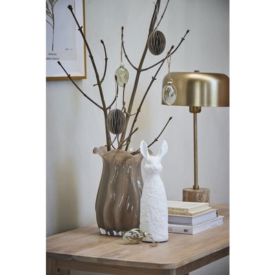 Lene Bjerre Scarlett Vas Linne Glas H28 cm