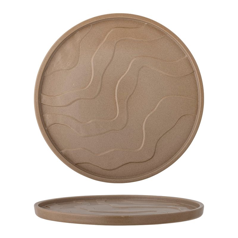 Bricka Brun Stengods Noria | Bloomingville