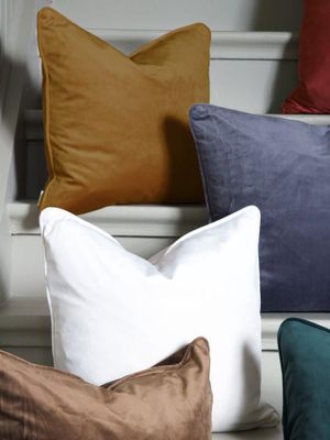 Svanefors Estelle Kuddfodral Ockra 45x45 cm