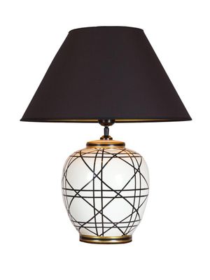 PR Home New York Bordslampa Svartvit 63cm