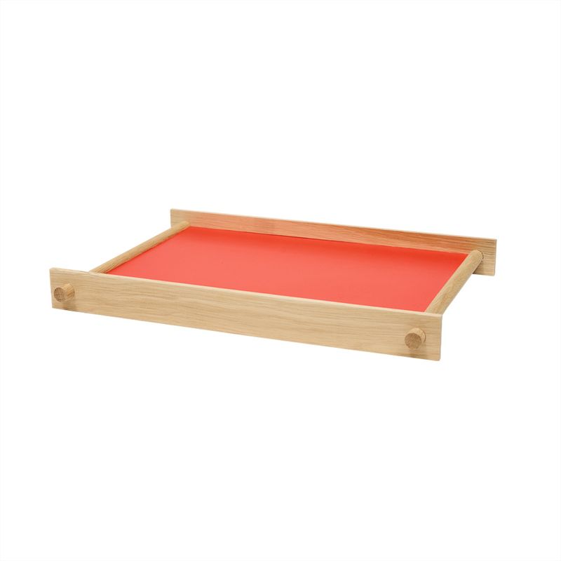 Pieni Bricka Körsbärsröd Ek Oyoy Living Ø34cm