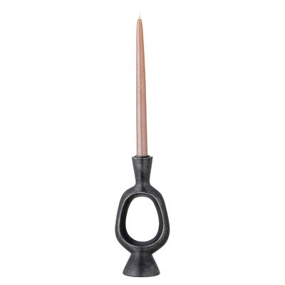 Ljusstake Svart Polyresin Bijan | Bloomingville