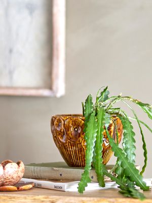 Blomkruka Brun Stengods | Bloomingville Creative