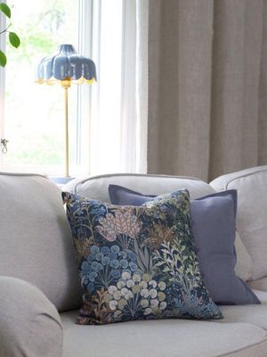 Svanefors Julie Kuddfodral Blå 45x45 cm